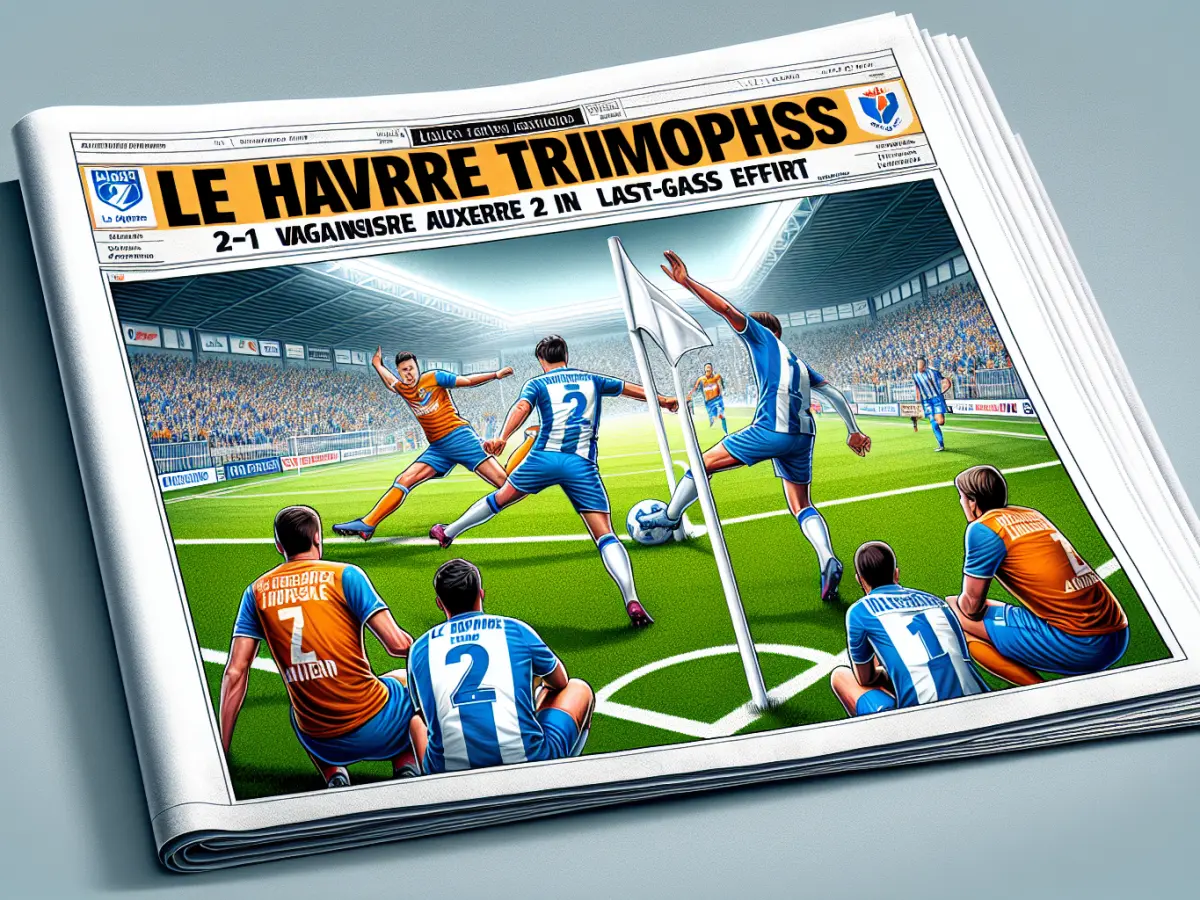 Le Havre trionfa 2-1 all'ultimo respiro contro l'Auxerre