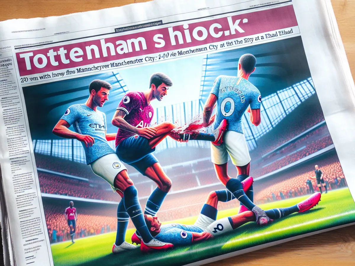Tottenham Shock: Vittoria 2-0 sul Manchester City all'Etihad