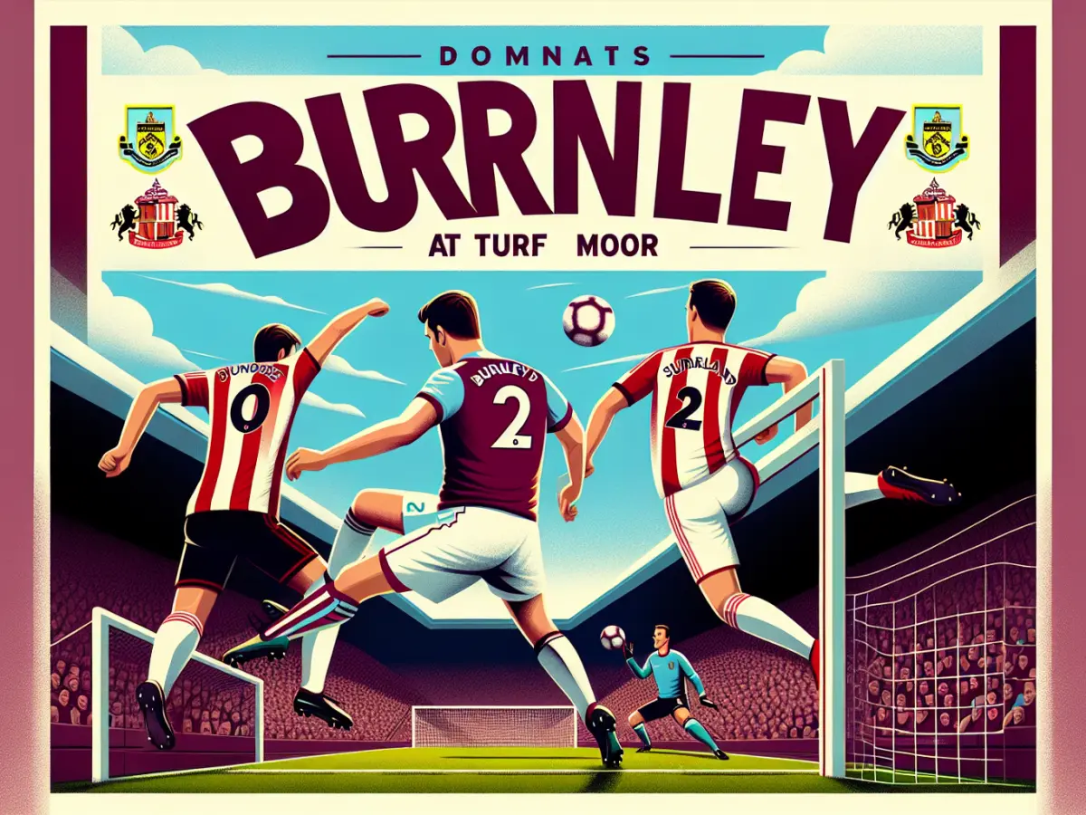 Burnley domina il Sunderland: vittoria 2-0 a Turf Moor