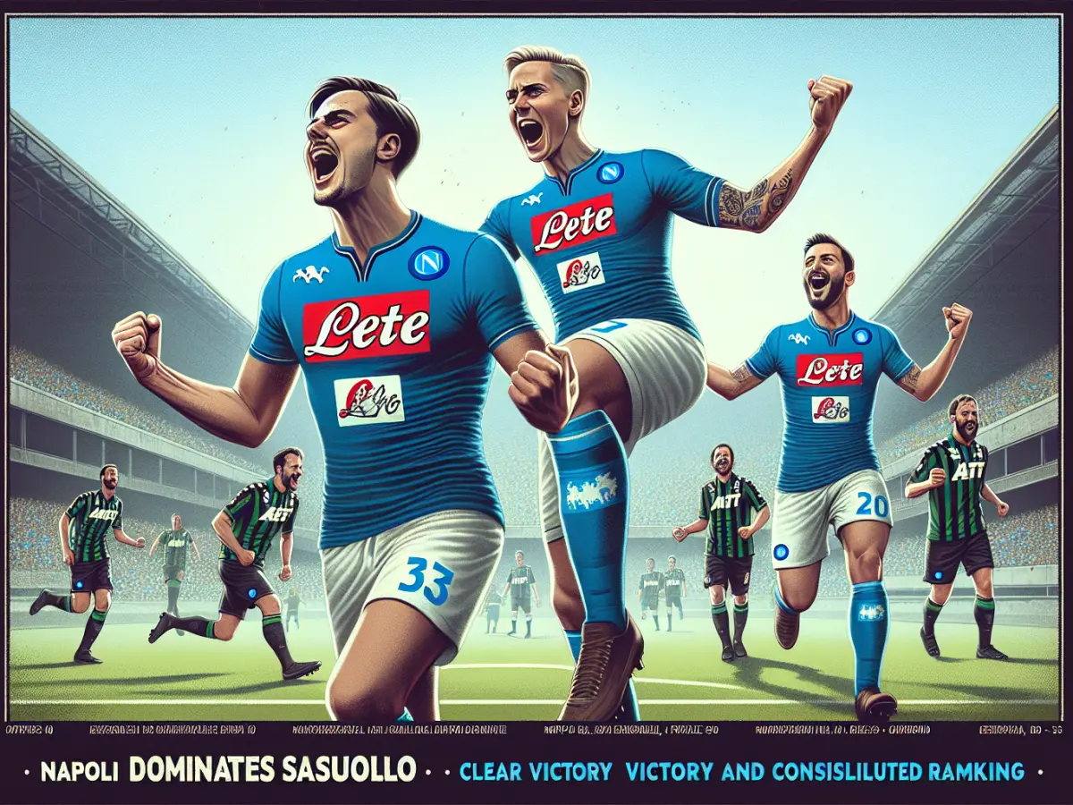 Napoli domina Sassuolo: vittoria netta e classifica consolidata