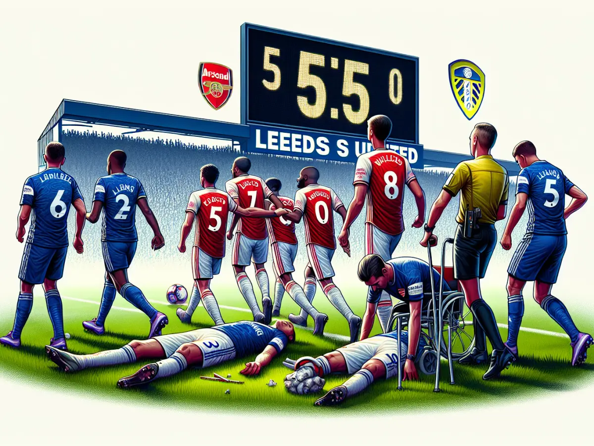 Arsenal travolgente: Leeds schiantato 5-0 all'Emirates