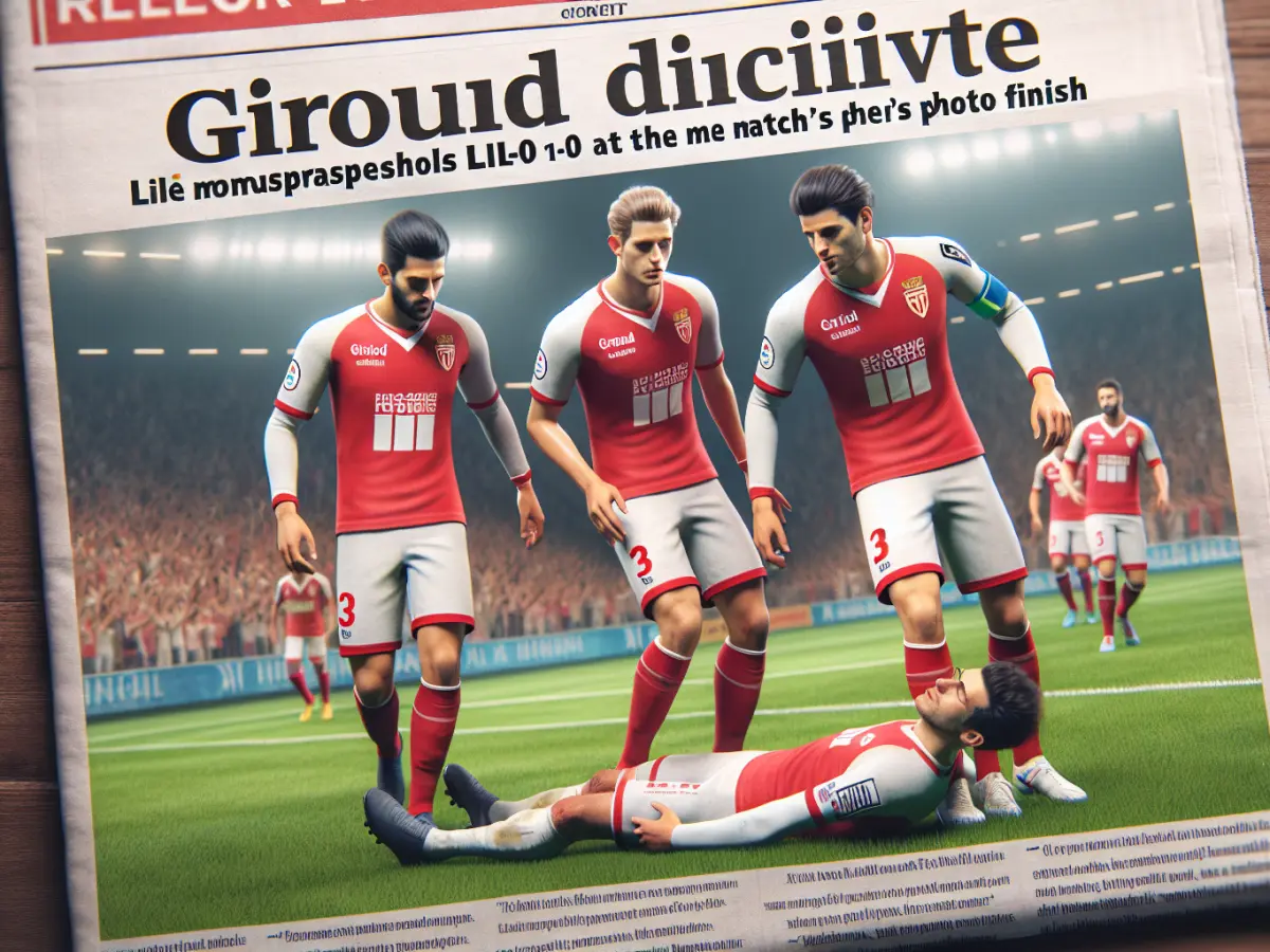Giroud decisivo: Lille supera Monaco 1-0 al fotofinish