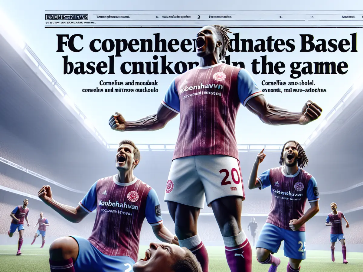 FC Copenhagen domina Basel 2-0: Cornelius e Moukoko decisivi
