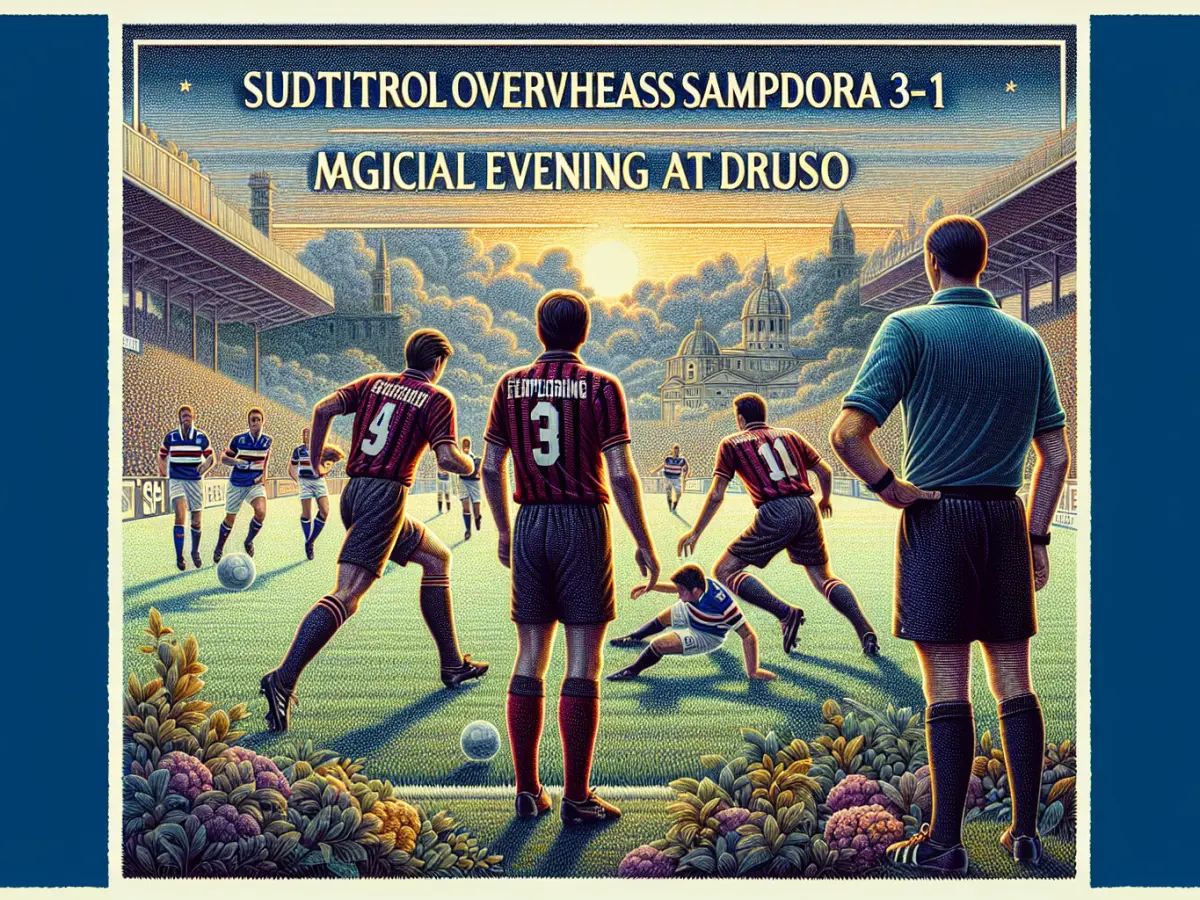 Sudtirol travolge Sampdoria 3-1: serata magica al Druso