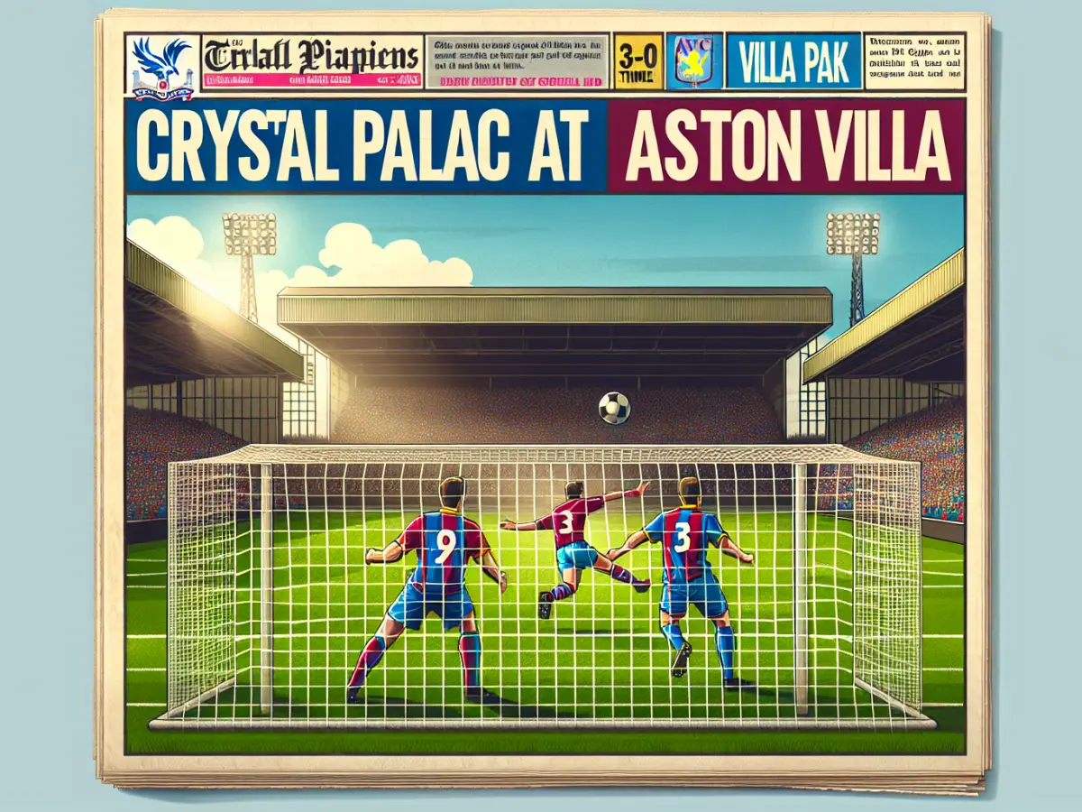 Crystal Palace domina a Villa Park: 3-0 all'Aston Villa