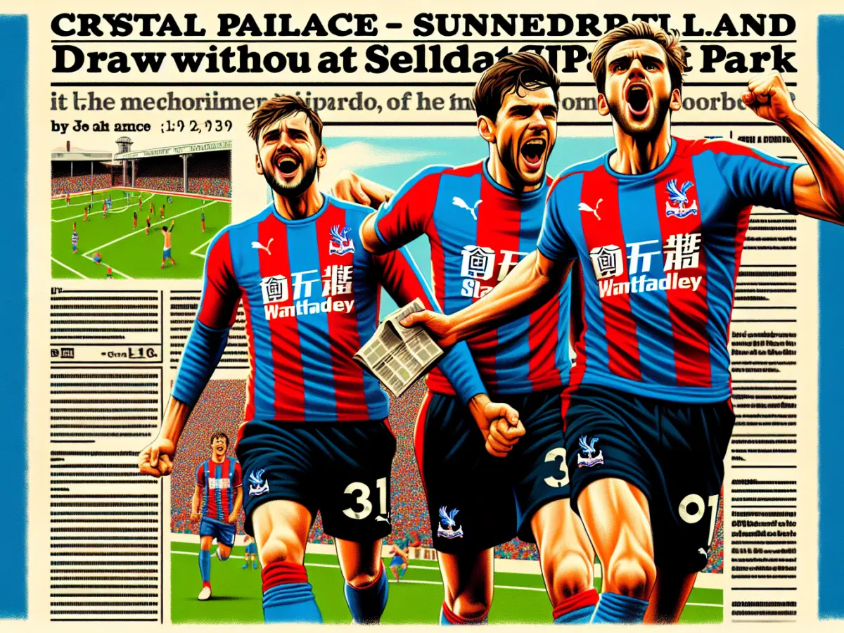 Crystal Palace-Sunderland: Pareggio Senza Reti al Selhurst Park