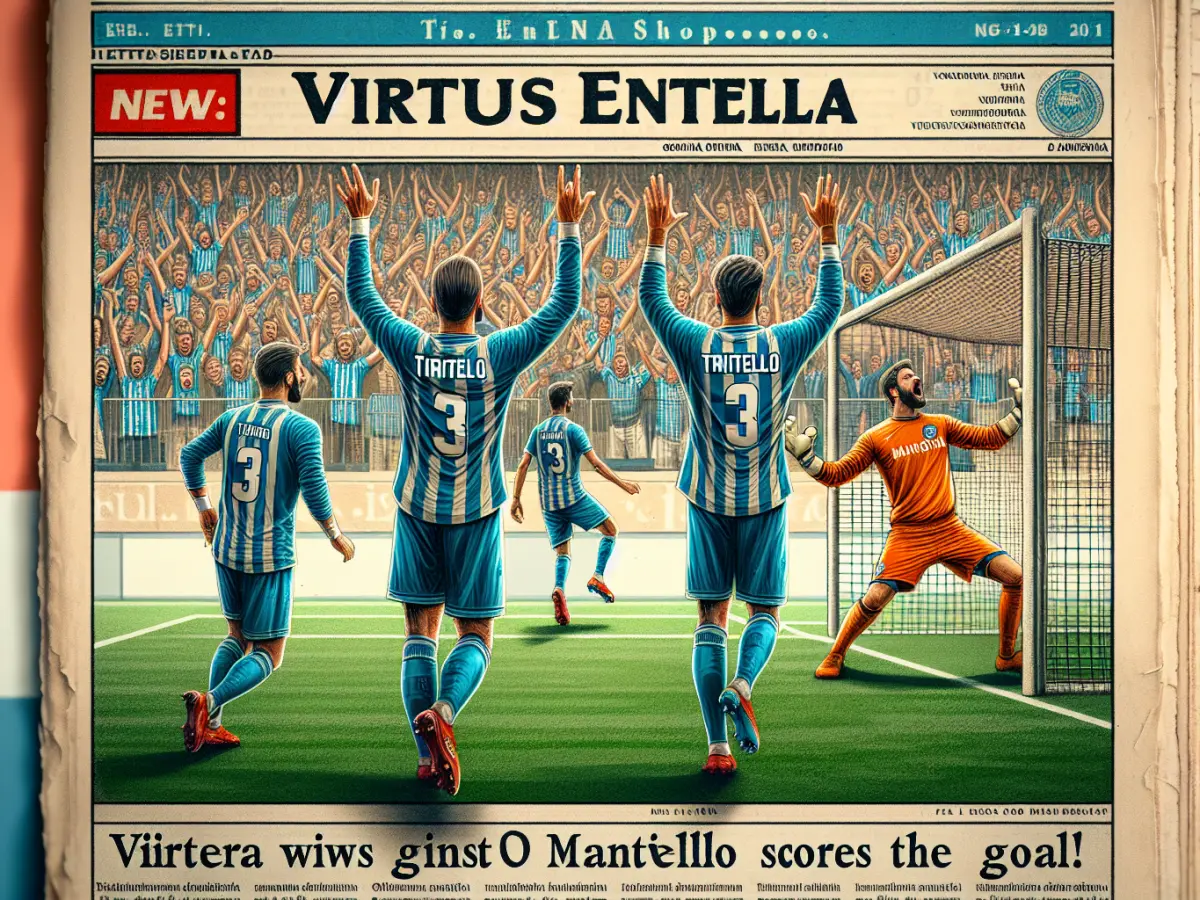 Virtus Entella trionfa 1-0 sul Mantova: gol di Tiritiello