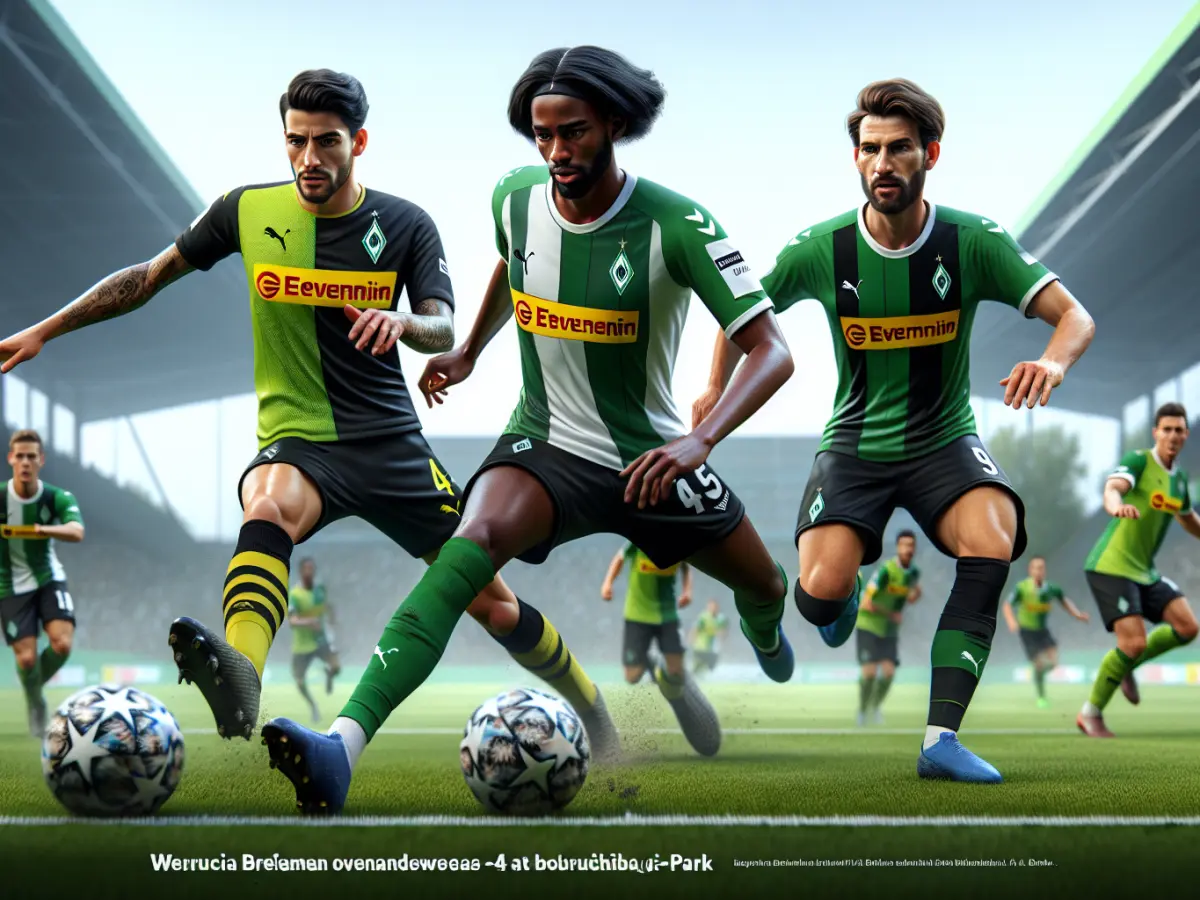Werder Brema travolge Gladbach: 4-0 al Borussia-Park