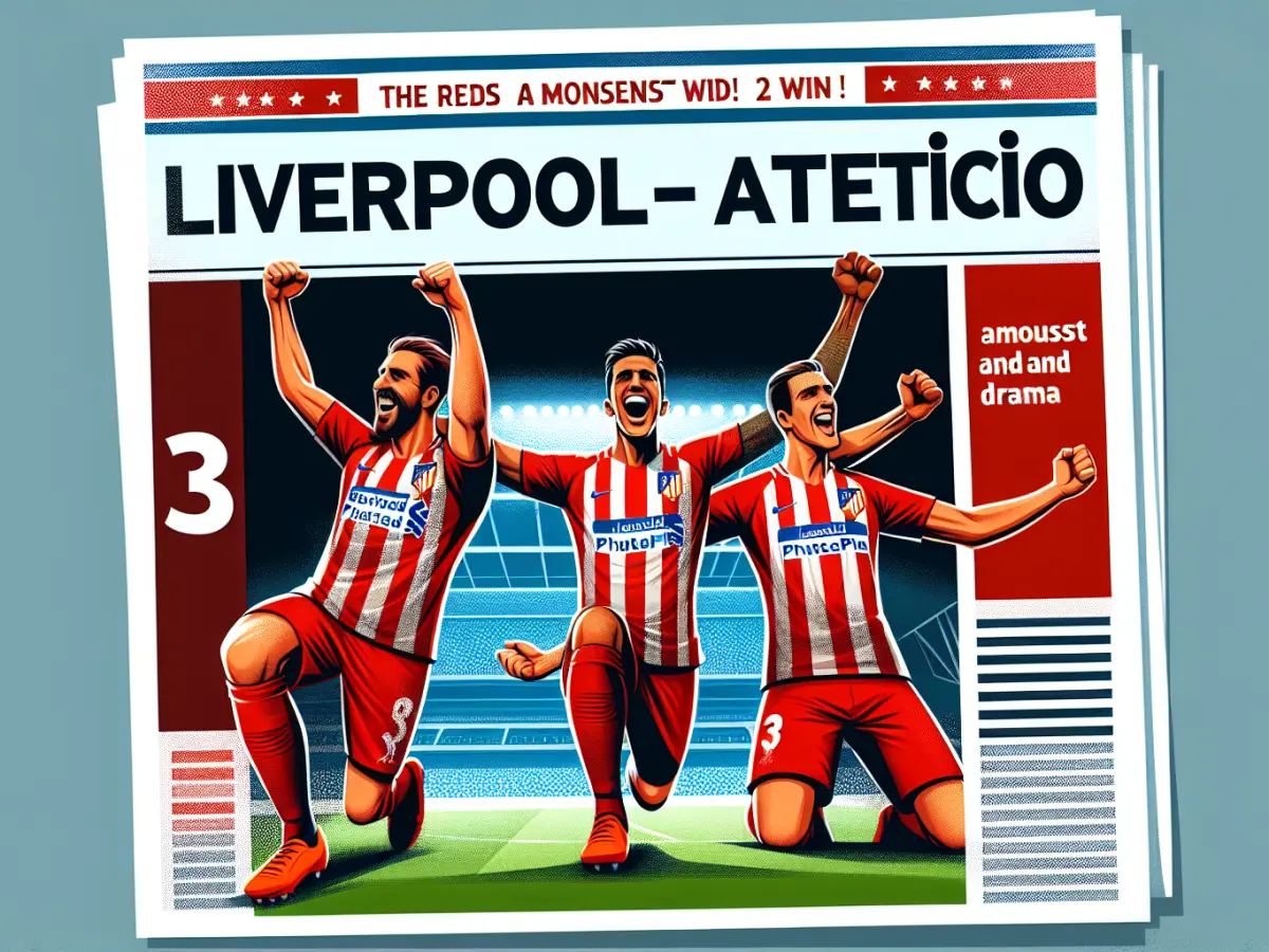 Liverpool-Atletico: vittoria Reds 3-2 tra emozioni e colpi di scena
