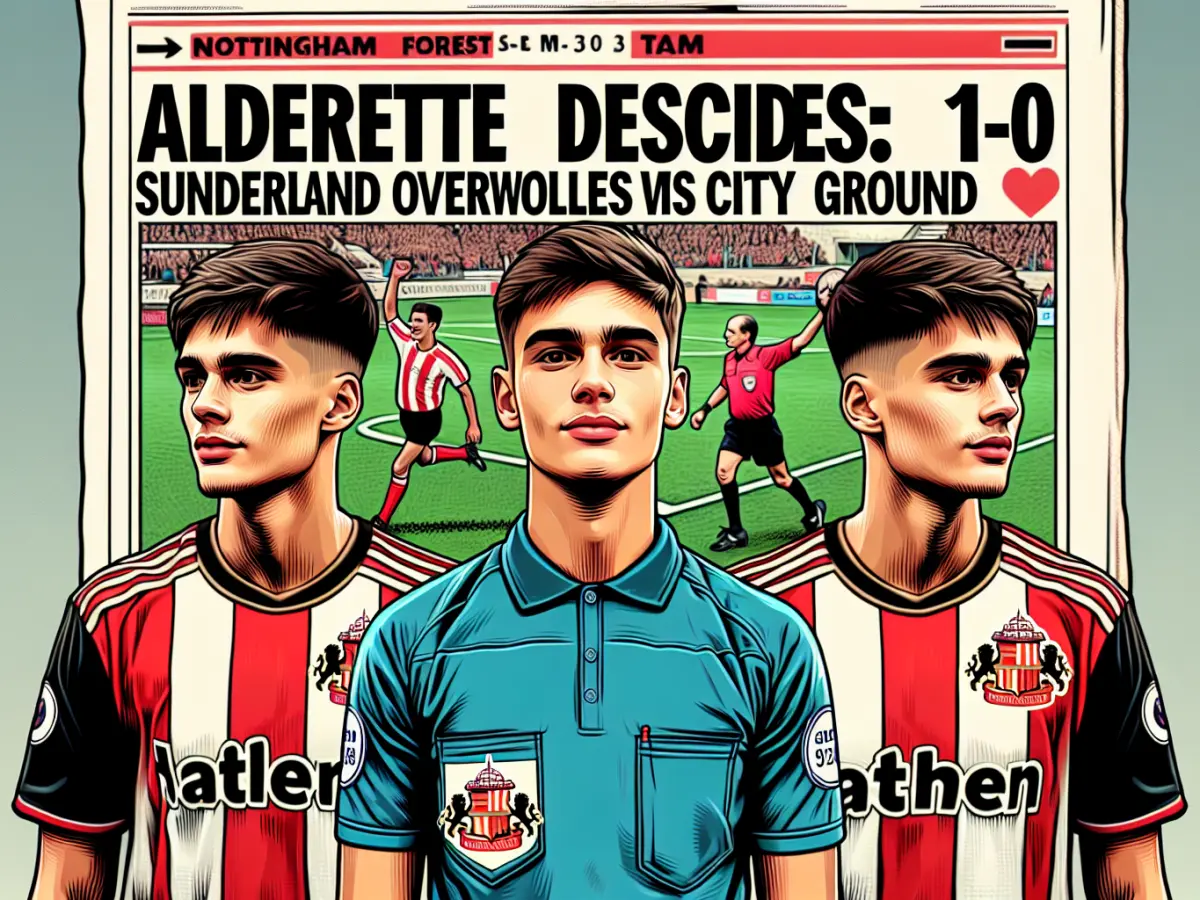 Alderete decide: Sunderland espugna il City Ground 1-0