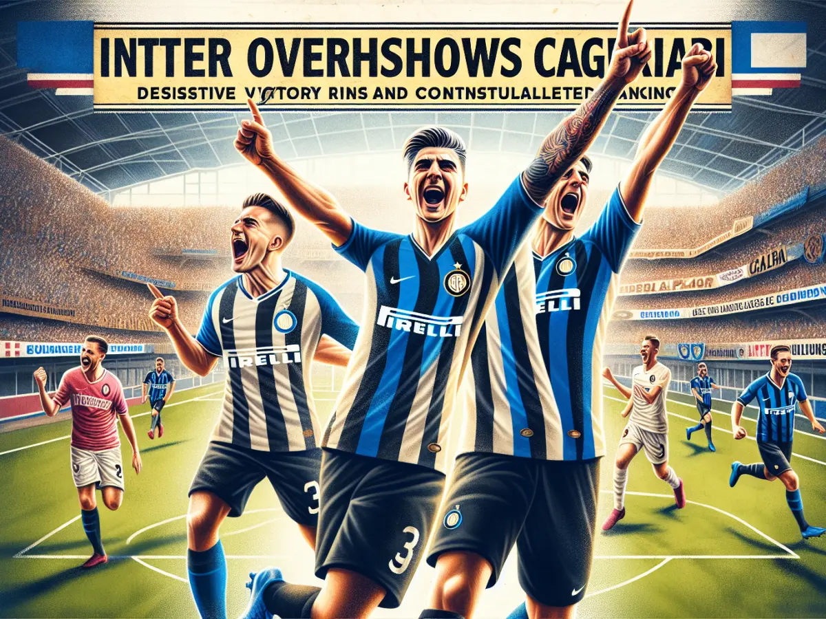 Inter domina a Cagliari: vittoria netta e classifica consolidata