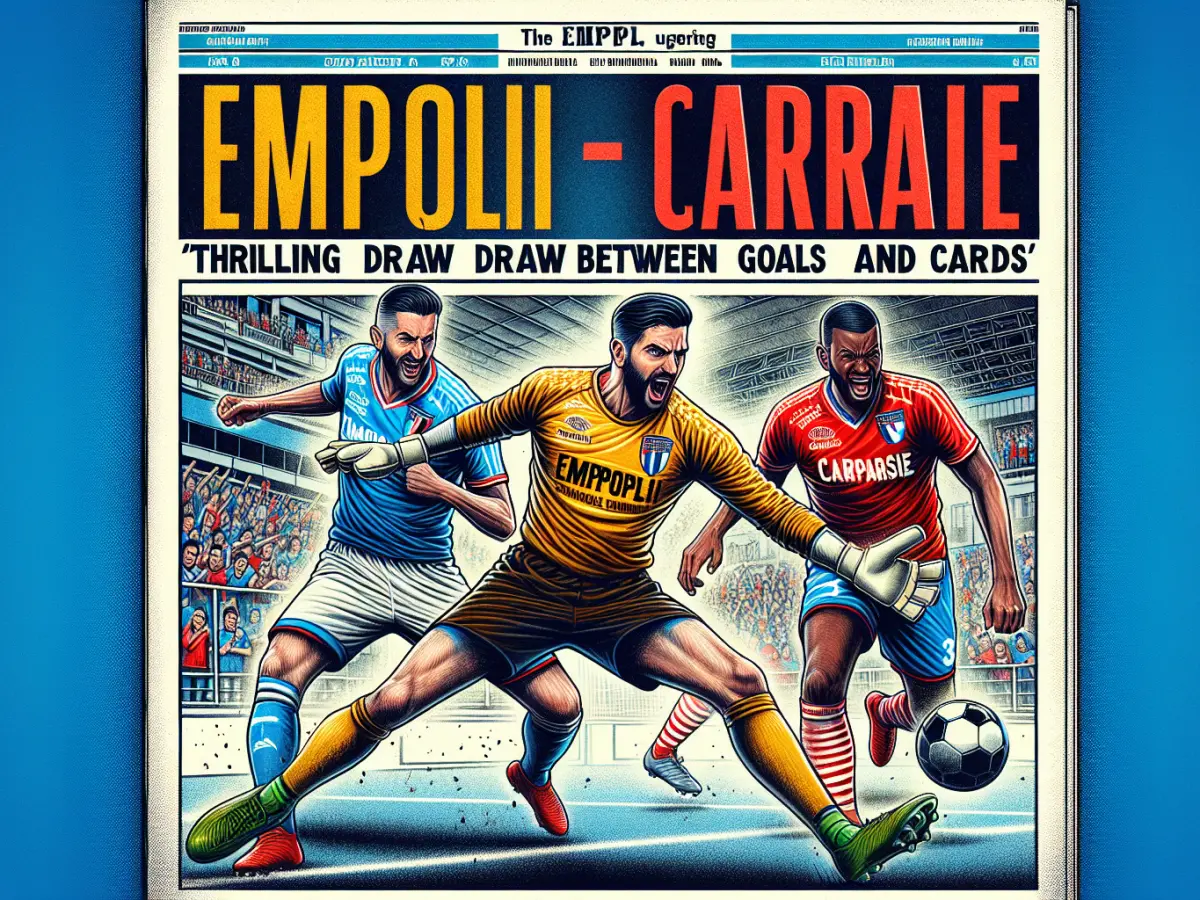 Empoli-Carrarese: Pareggio Avvincente tra Gol e Cartellini