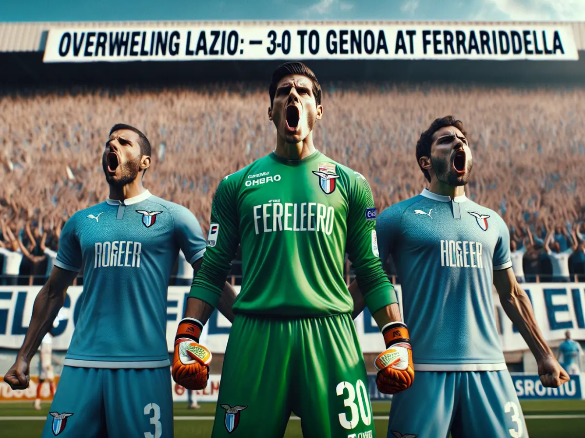Lazio travolgente: 3-0 al Genoa al Ferraris