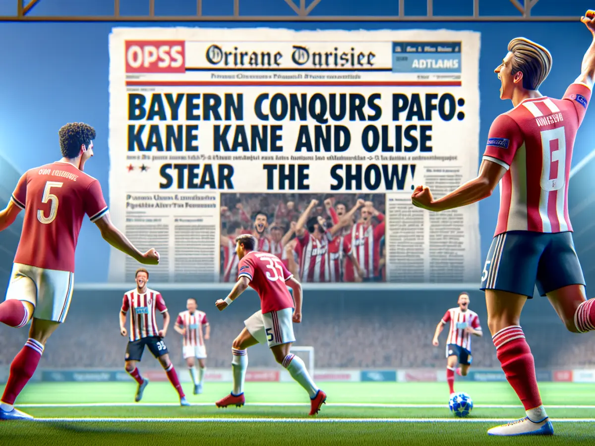 Bayern travolge Pafos 5-1: Kane e Olise protagonisti