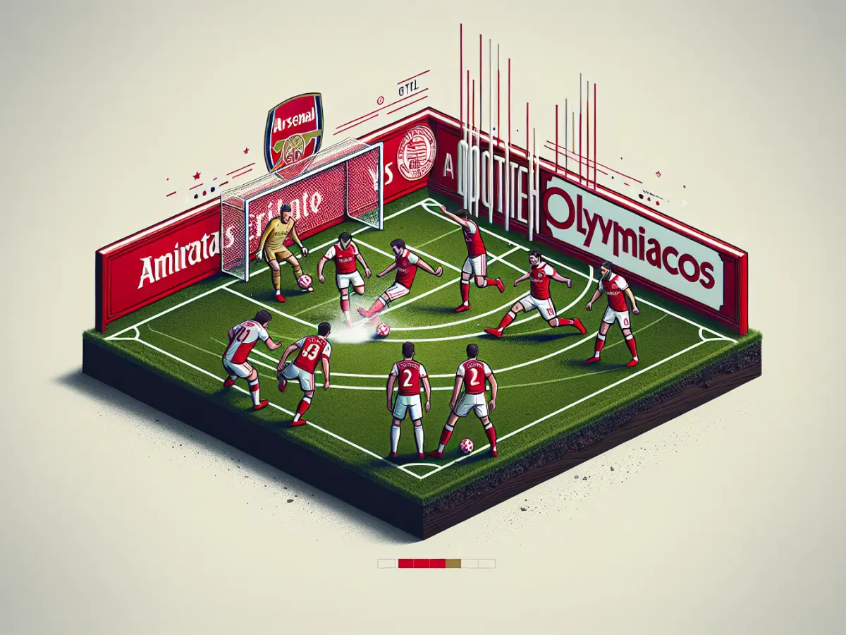 Arsenal domina Olympiacos: vittoria 2-0 all'Emirates
