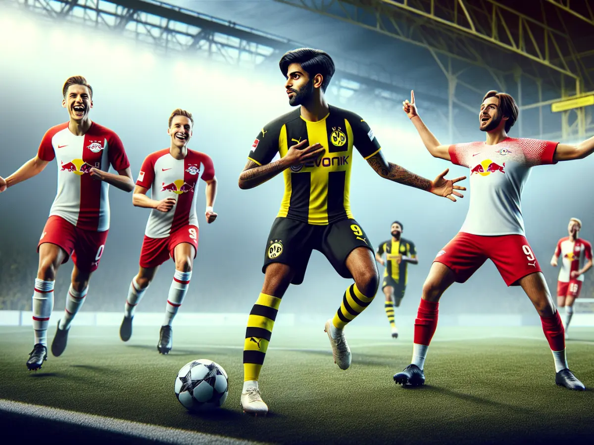 Dortmund e Leipzig pareggiano 1-1 in un duello intenso