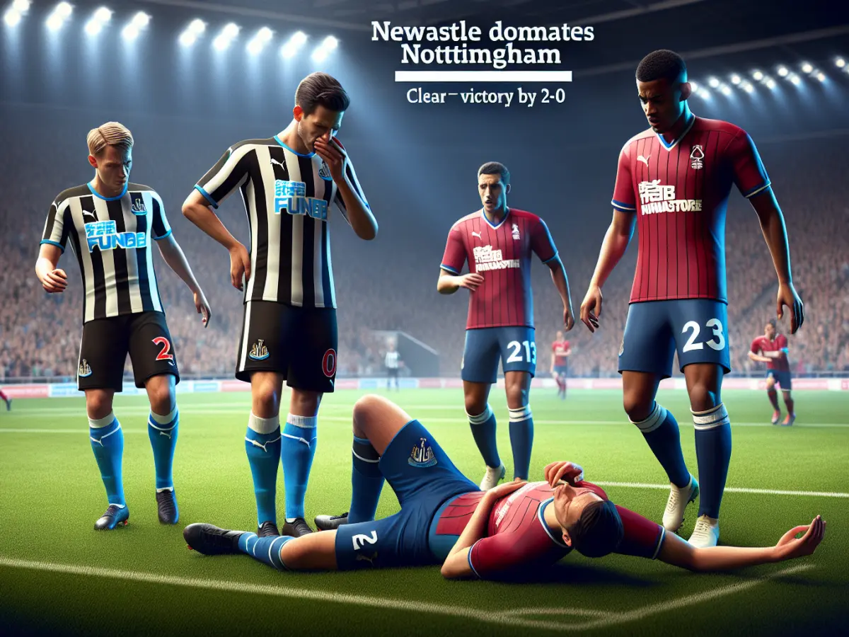 Newcastle domina il Nottingham: vittoria netta per 2-0