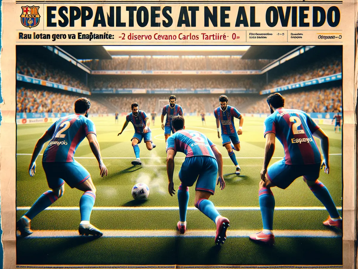 Espanyol domina al Nuevo Carlos Tartiere: 0-2 sul Real Oviedo