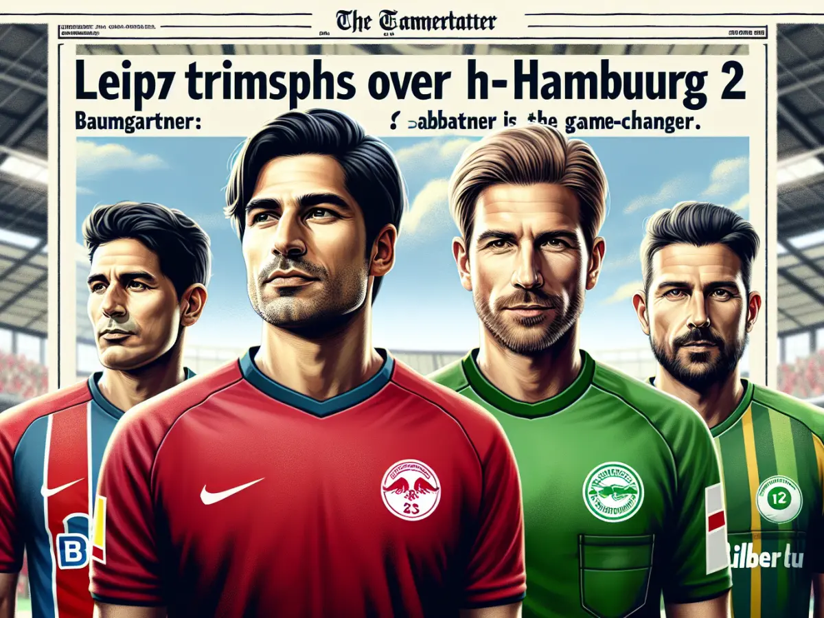 RB Lipsia supera Amburgo 2-1: Baumgartner decisivo