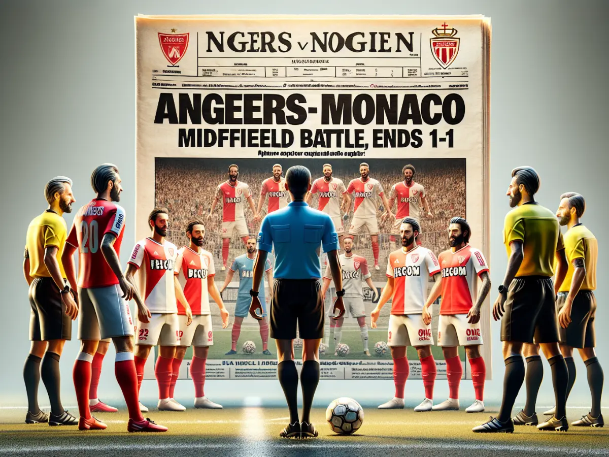 Angers-Monaco: battaglia a centrocampo, finisce 1-1