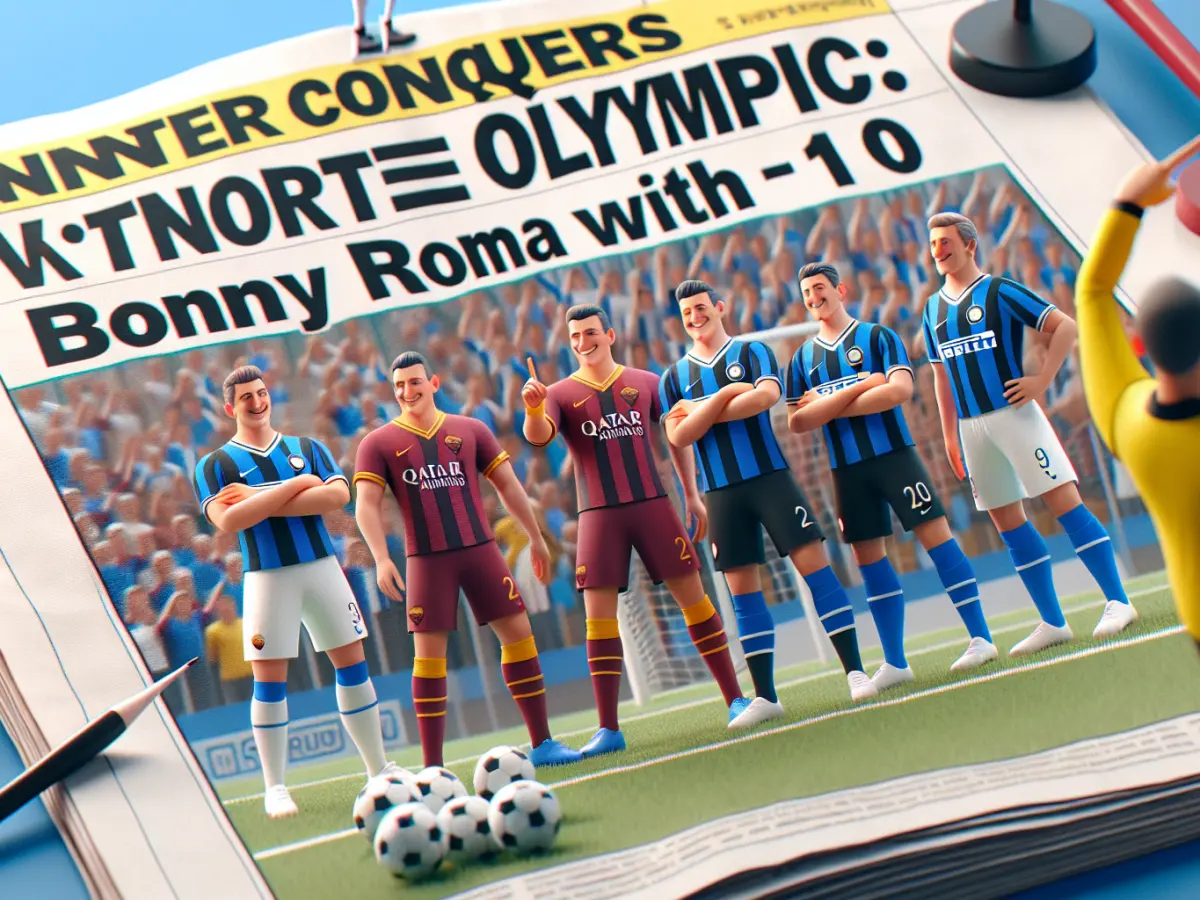 Inter espugna l'Olimpico: Bonny stende la Roma 1-0