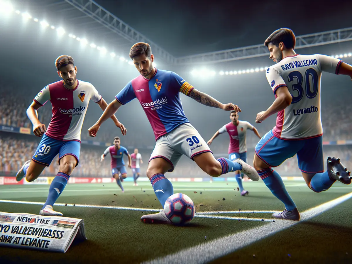 Rayo Vallecano travolgente: 3-0 al Levante in trasferta