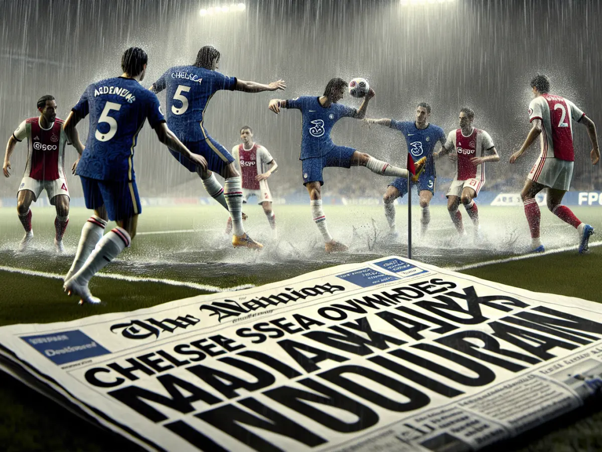 Chelsea travolge Ajax 5-1: dominio Blues sotto la pioggia