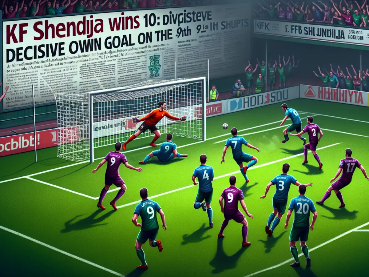 KF Shkendija vince 1-0: auto-gol decisivo al 90° minuto