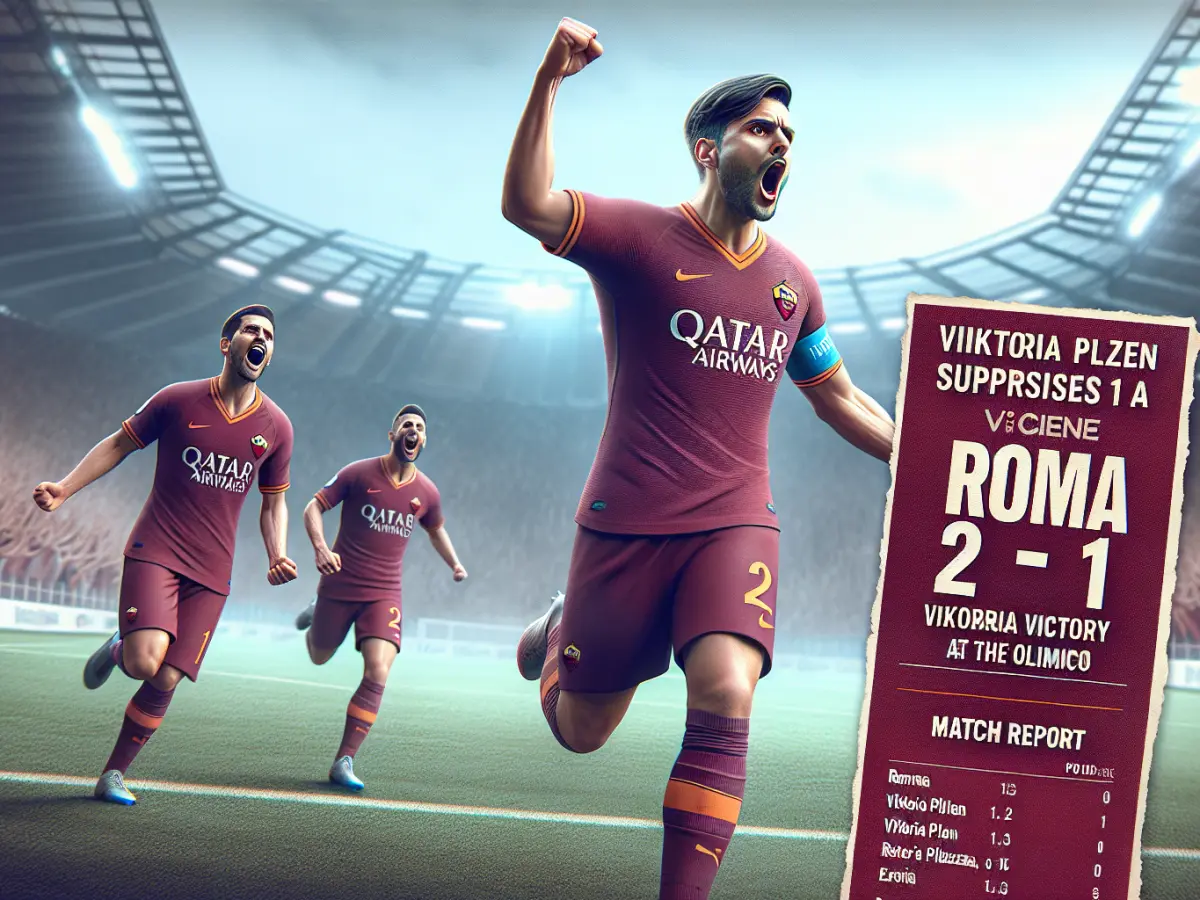 Viktoria Plzen sorprende la Roma: vittoria 2-1 all'Olimpico