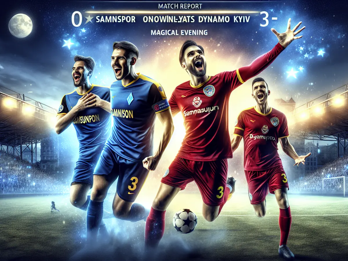 Samsunspor travolge Dynamo Kyiv 3-0: serata magica