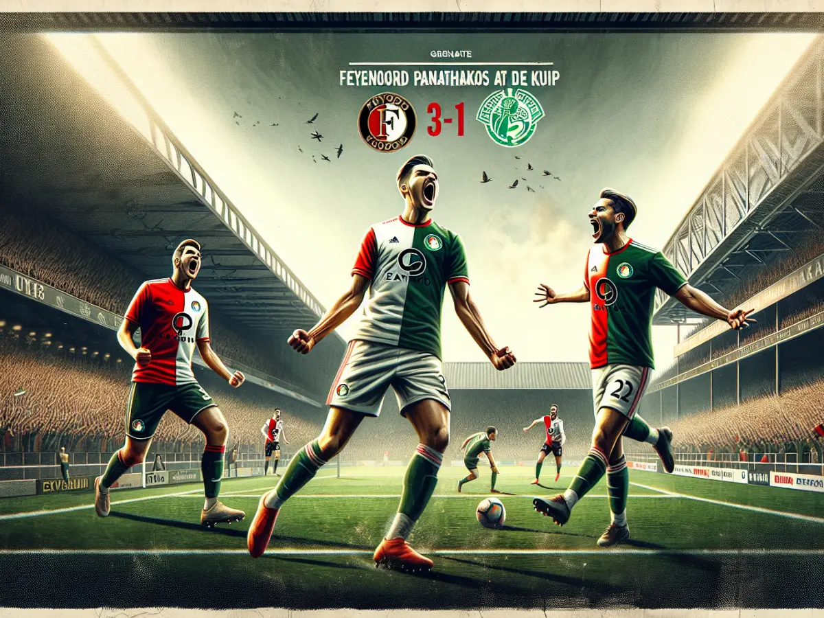 Feyenoord domina il Panathinaikos 3-1 al de Kuip