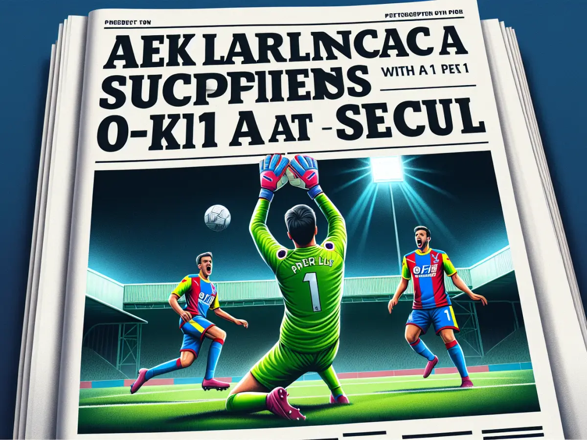 AEK Larnaca sorprende il Crystal Palace con un 0-1 a Selhurst