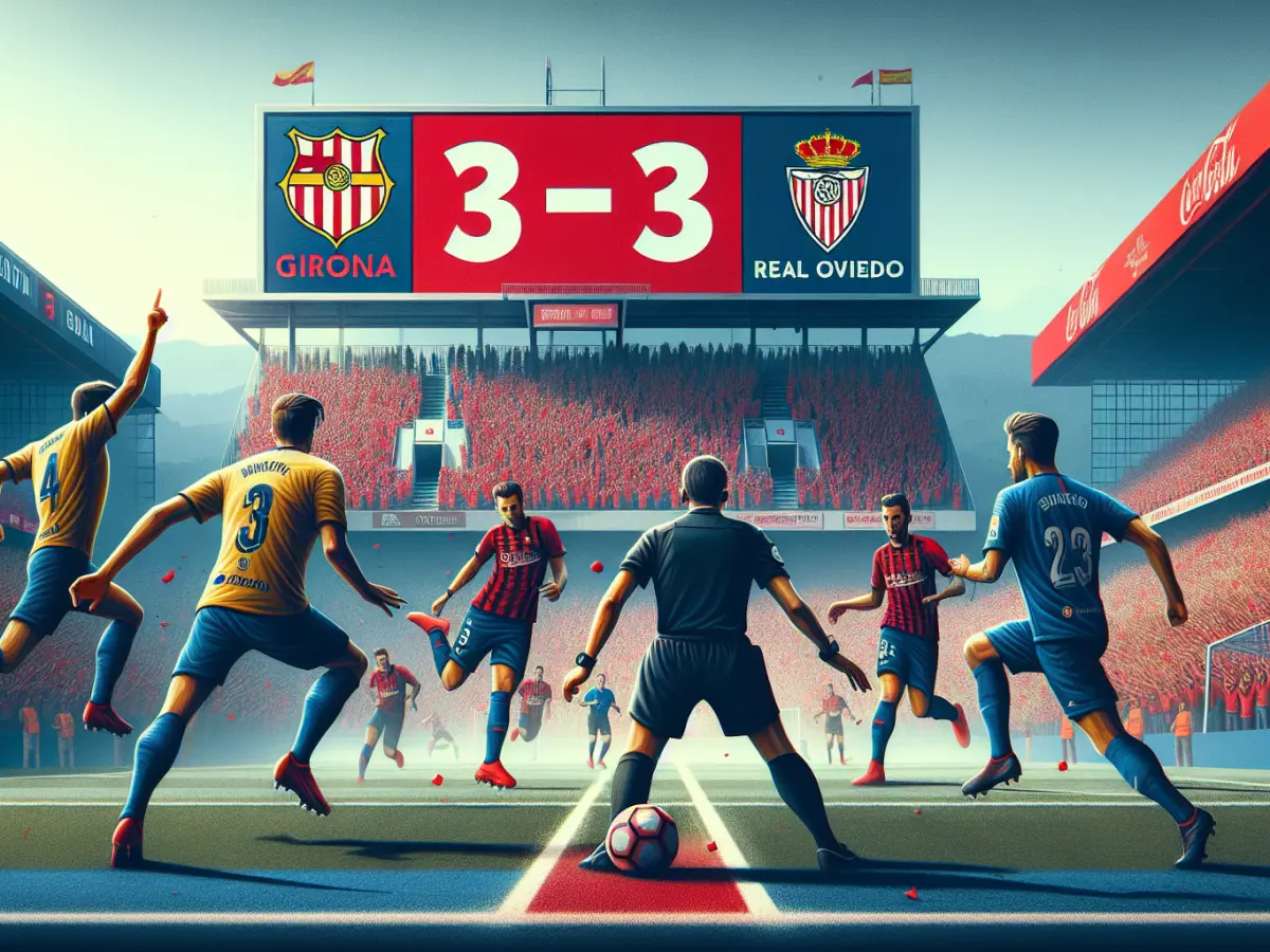 Girona e Real Oviedo: spettacolo e gol in un 3-3 mozzafiato