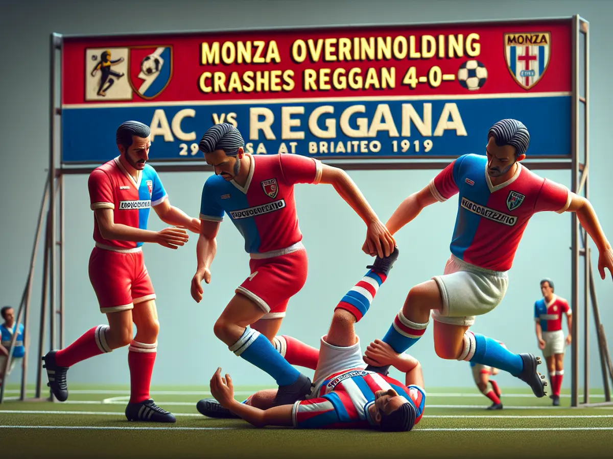 Monza travolgente: schianta la Reggiana 4-0 al Brianteo