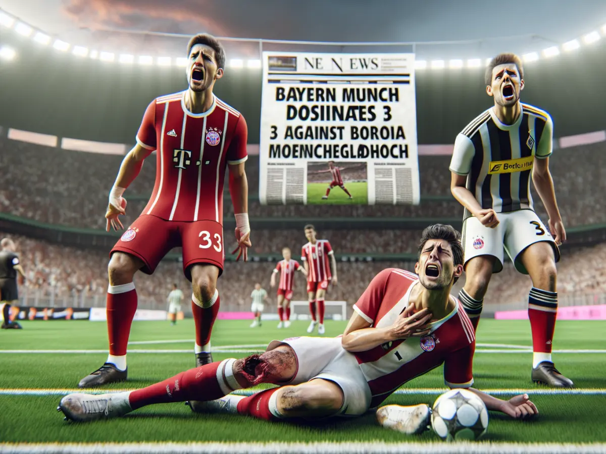 Bayern Monaco domina 3-0 contro il Borussia Moenchengladbach