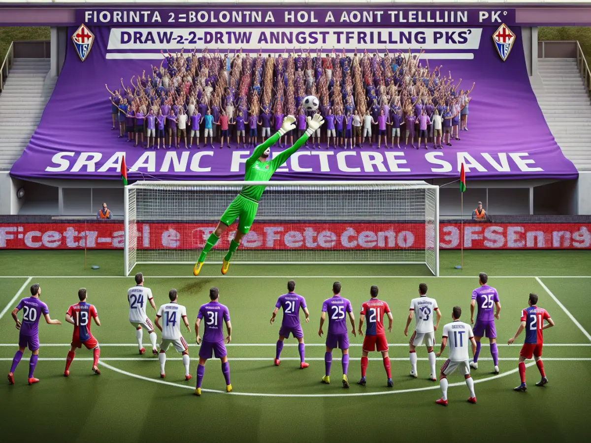 Fiorentina-Bologna: Pareggio 2-2 tra emozioni e rigori