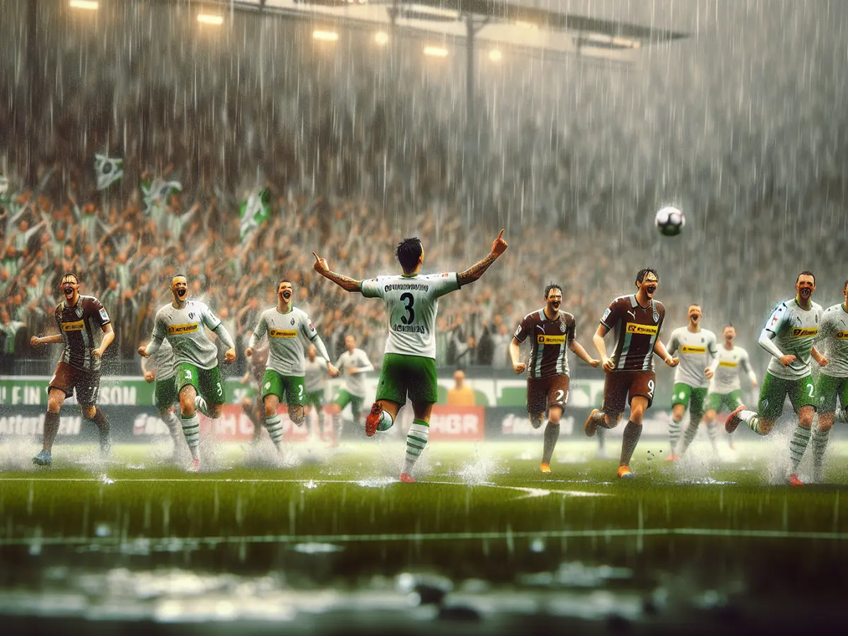 Borussia travolgente: 4-0 al St. Pauli sotto la pioggia