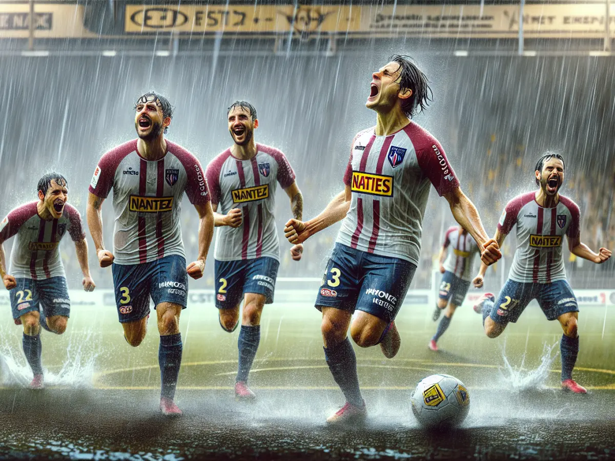 Metz trionfa 2-0 a Nantes sotto la pioggia battente