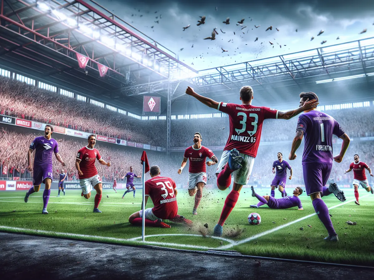 Mainz 05 supera la Fiorentina 2-1 in un finale mozzafiato