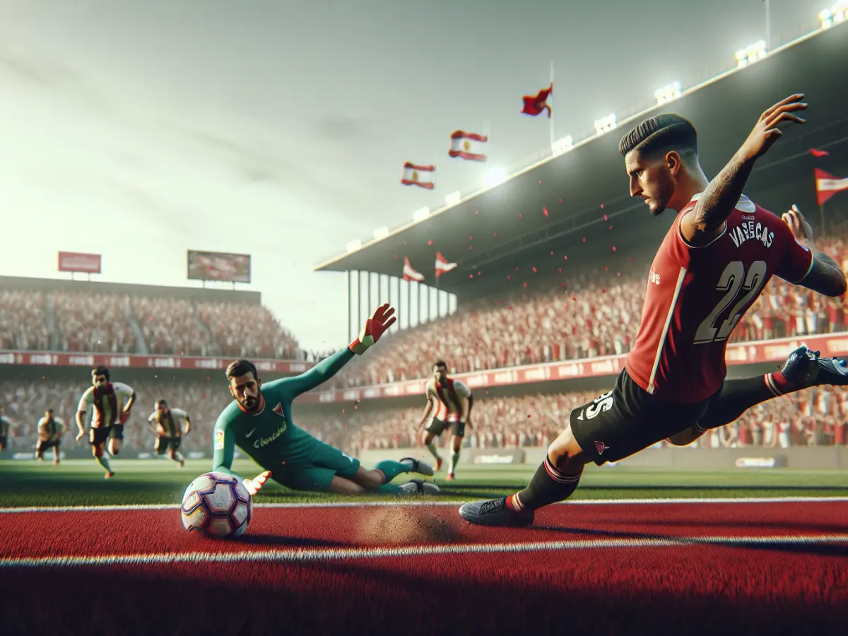 Siviglia supera Osasuna 1-0: Vargas decisivo su rigore