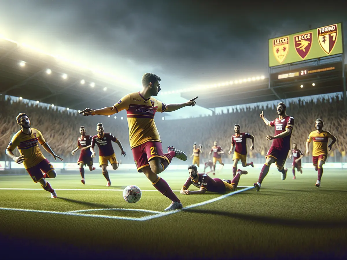 Lecce trionfa 2-1 sul Torino in una serata di emozioni