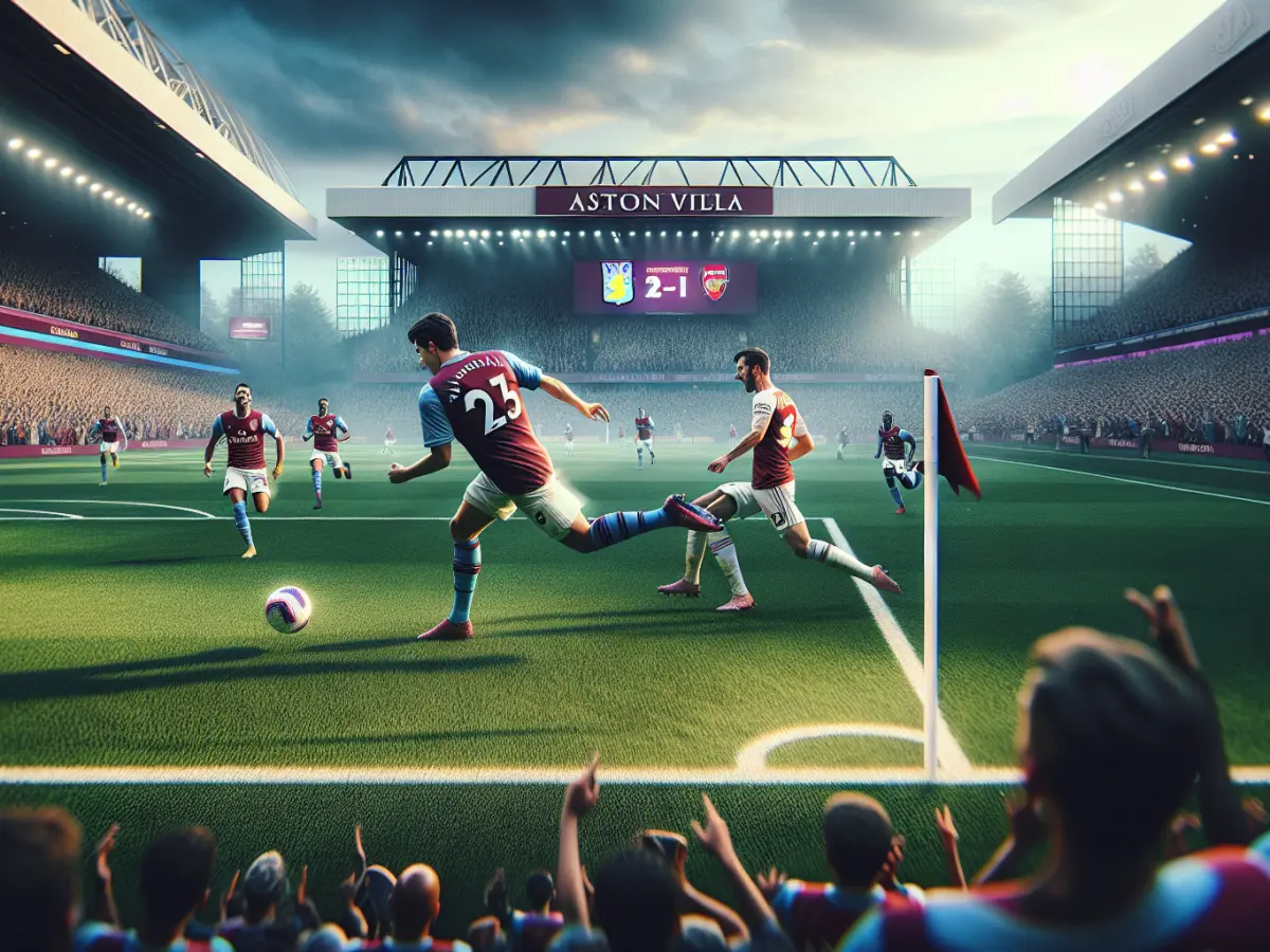 Aston Villa supera l'Arsenal 2-1 in un duello emozionante