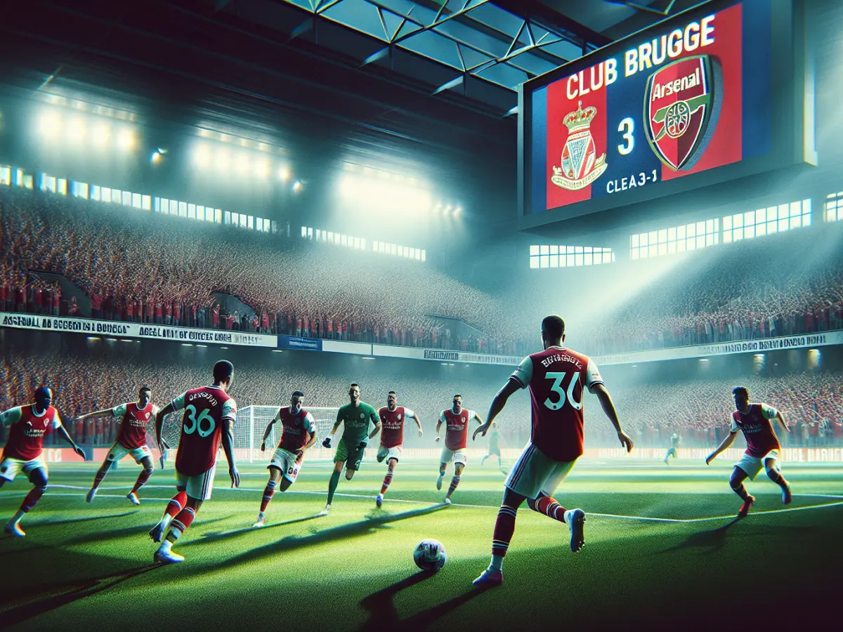 Arsenal domina a Brugge: vittoria netta per 3-0