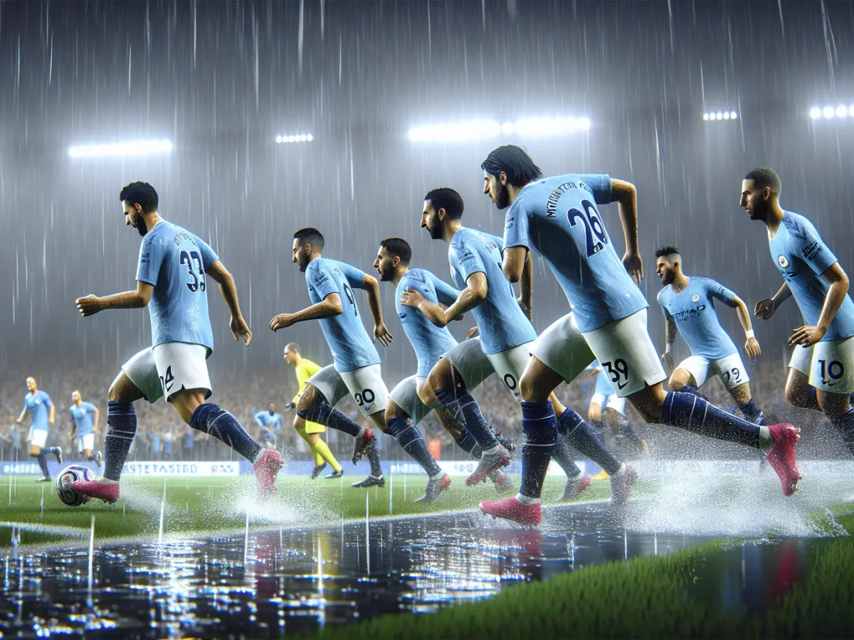 City trionfa 2-1 sul Forest in una sfida sotto la pioggia