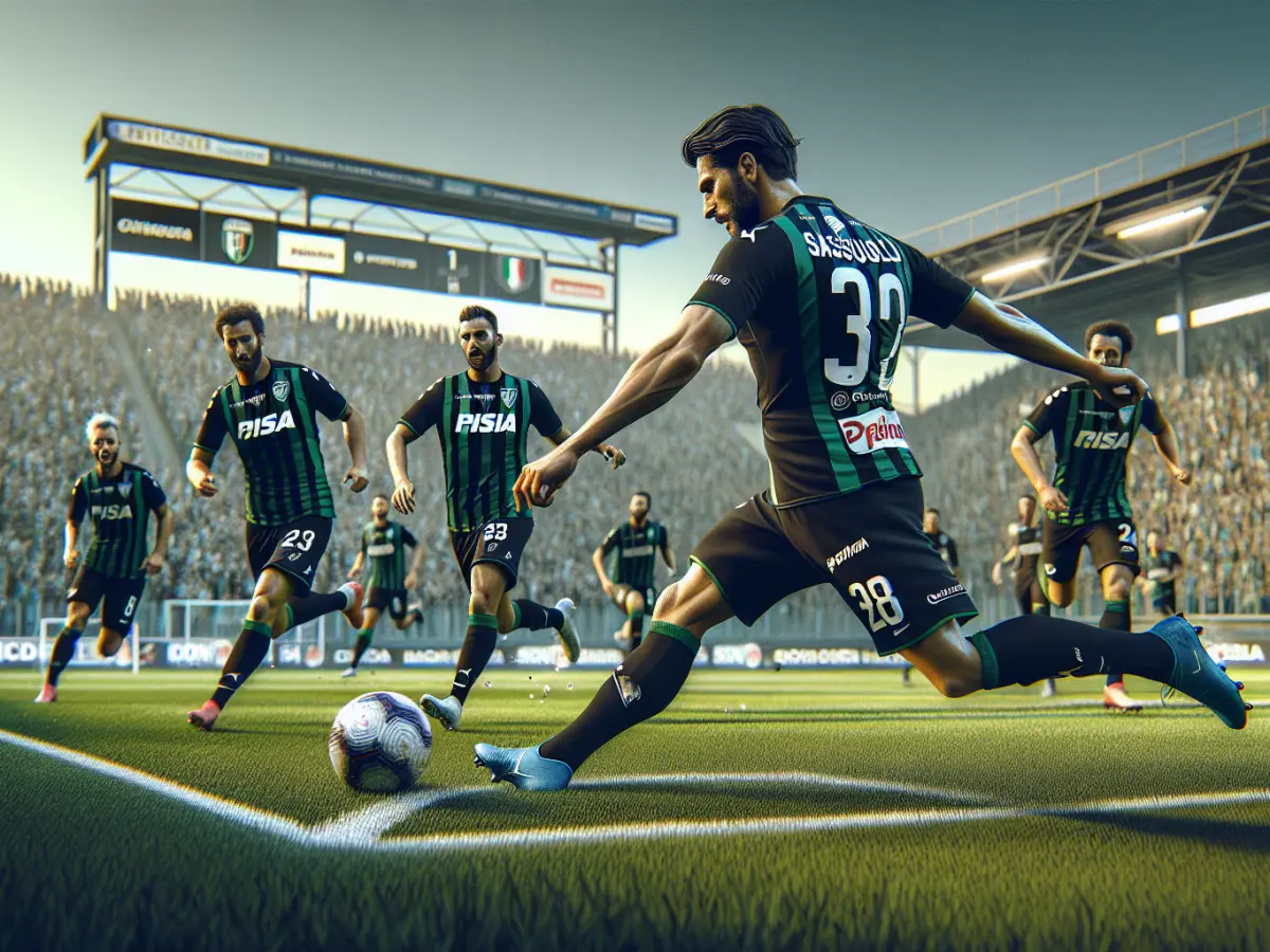 Sassuolo domina a Pisa: vittoria convincente per 3-1