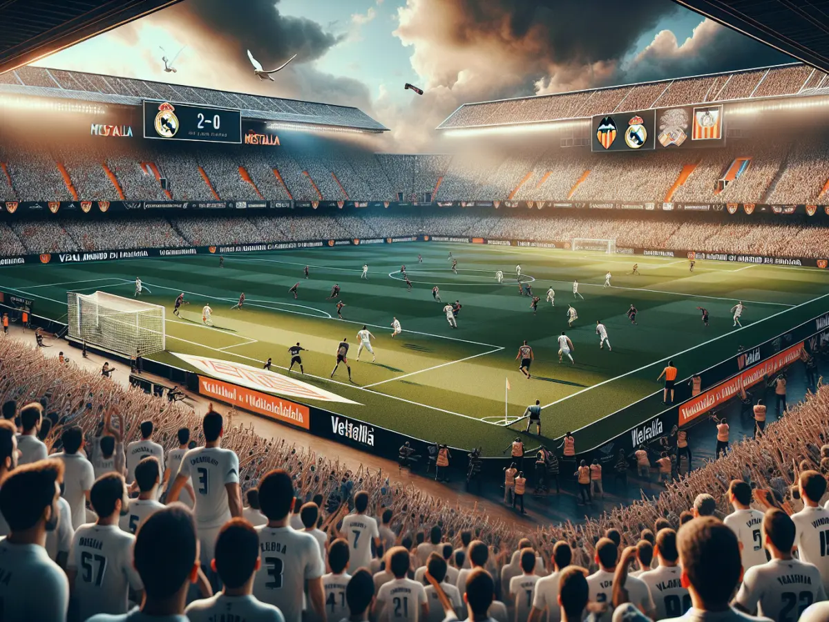 Real Madrid domina al Mestalla: 2-0 al Valencia