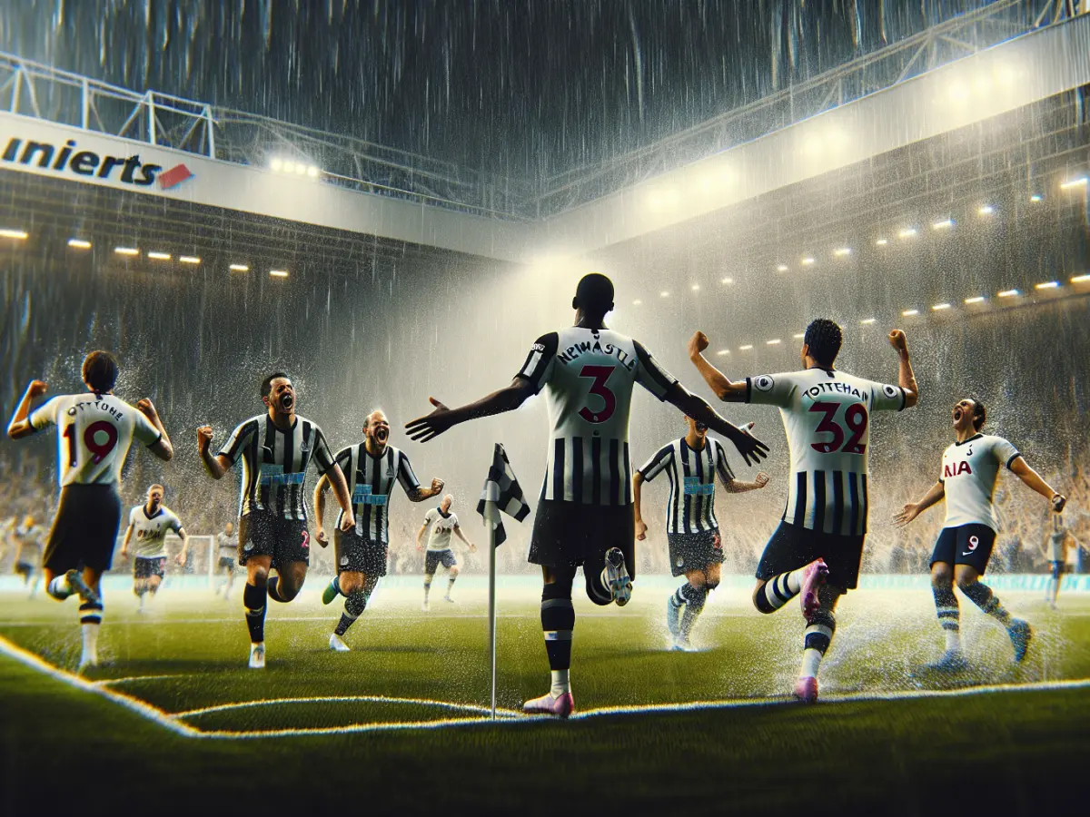 Newcastle trionfa sotto la pioggia: 2-1 al Tottenham