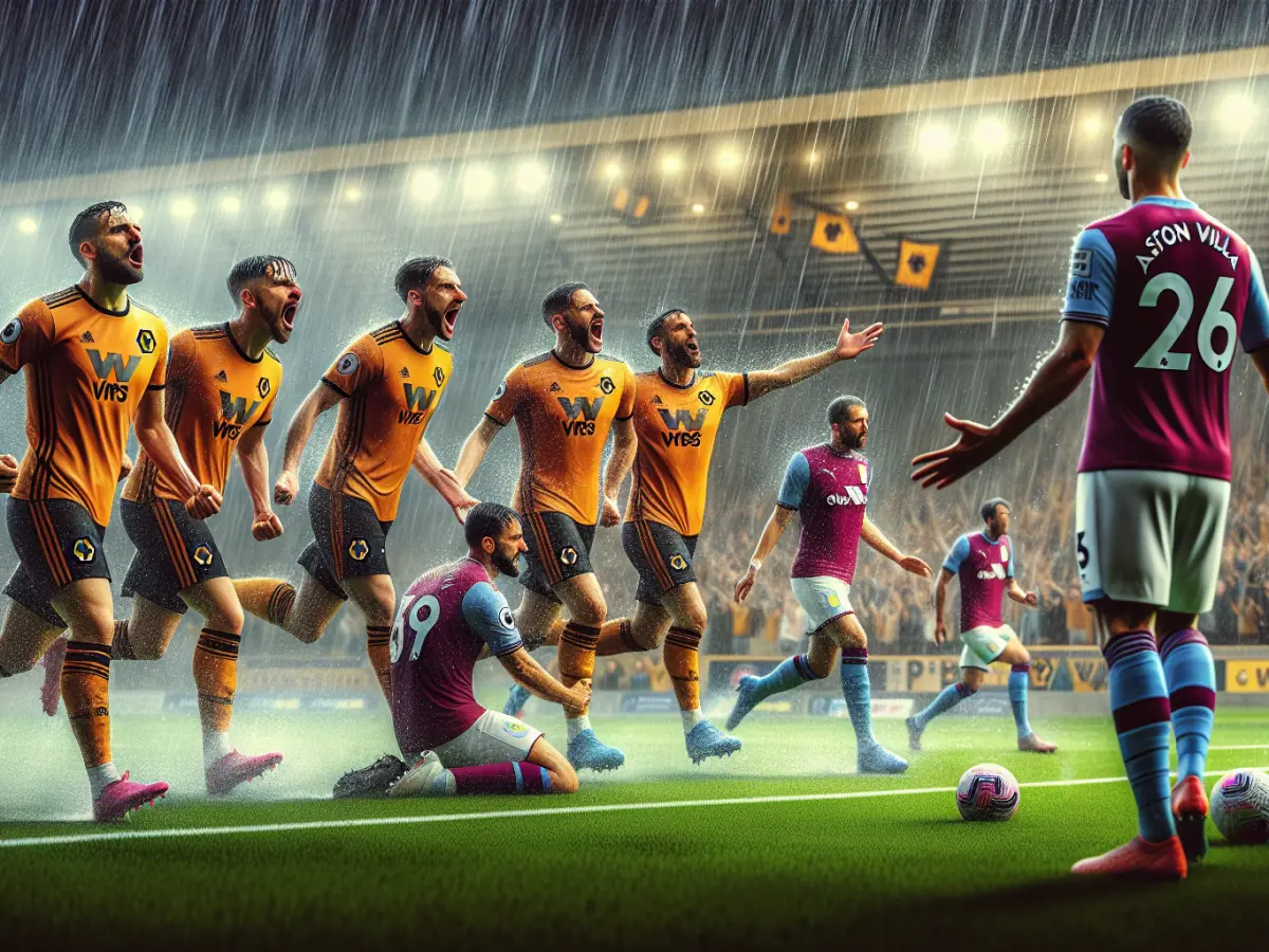 Wolves Dominano: 2-0 all'Aston Villa sotto la pioggia