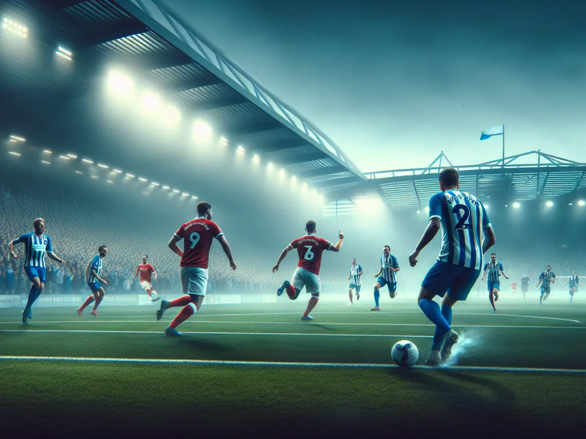 Brighton trionfa 2-1 sul Nottingham in una serata nebbiosa
