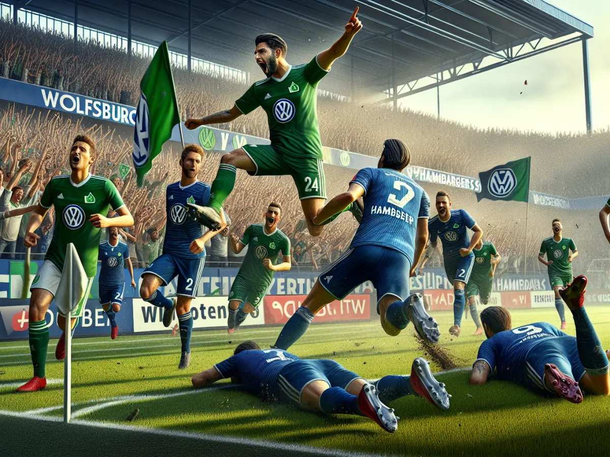 Amburgo trionfa 2-1 a Wolfsburg: emozioni e colpi di scena